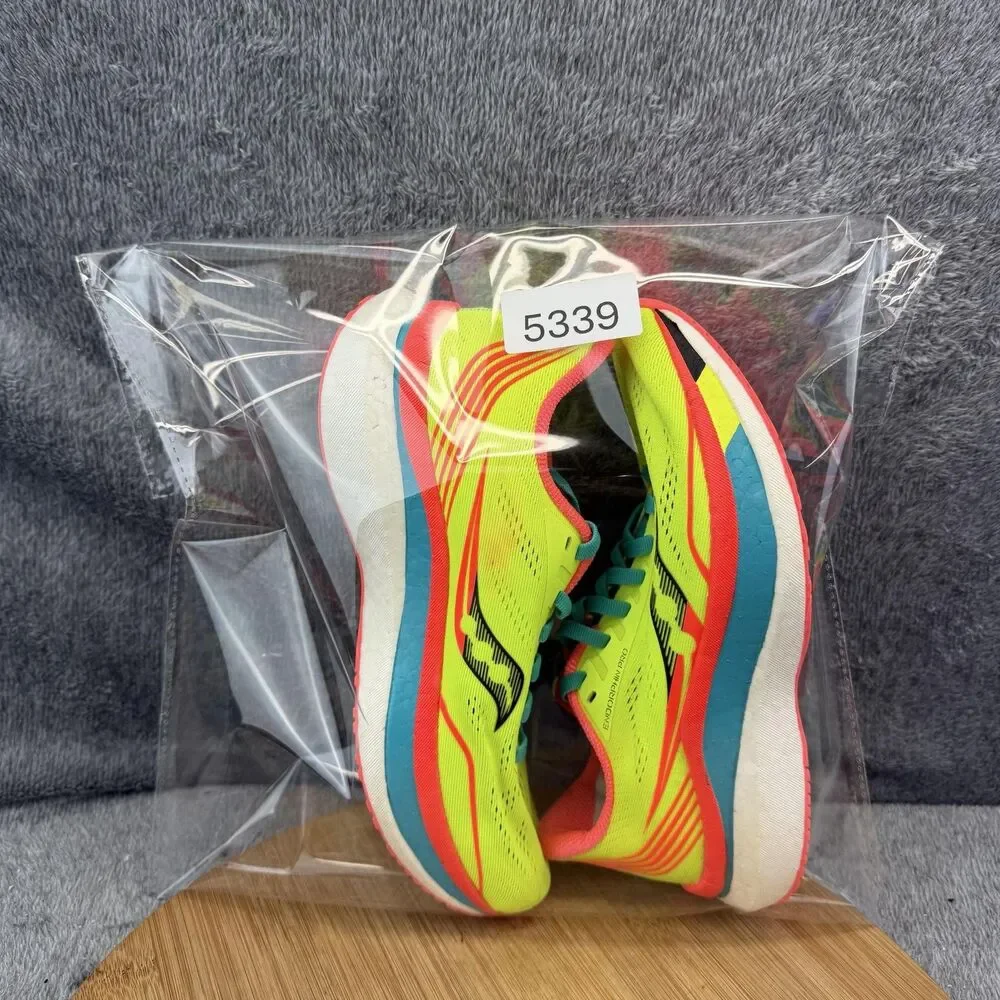 Saucony Endorphin Pro Shoes Womens Size 7 Yellow Running Sneakers S10598-85